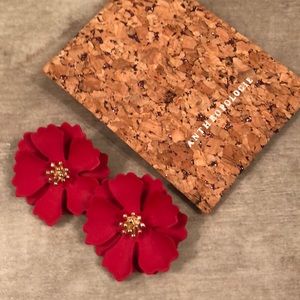 Anthropologie Earrings with bag, NWOT